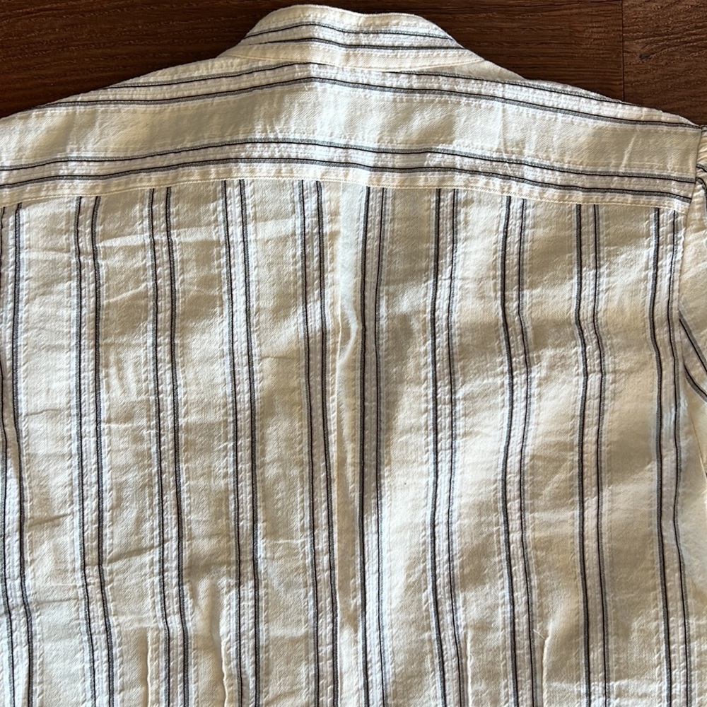 Zara Woman Striped Buttondown - Picture 6 of 8